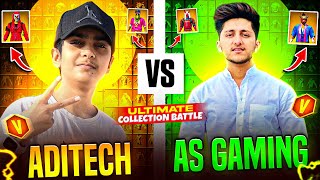 Last Collection Versus With As Gaming 🤯  Winner Will Get 1 Lakh Rupees 😱  Free Fire Max [upl. by Agostino]