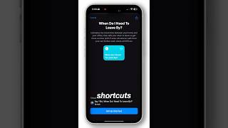 Have you tried using Apple Shortcuts yet shorts [upl. by Marleah]