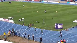 Adaejah Hodge wins Girls U17 200m Final Carifta Games 2022 [upl. by Keelia31]