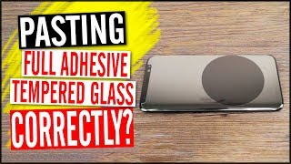 Tips on Pasting your Full Adhesive Tempered Glass for Samsung Note 8 S8 S8 Plus and S7 Edge [upl. by Joelynn]