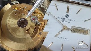 Assembly and Disassembly of an ETA Caliber 2836 Service of Favre leuba [upl. by Lenneuq]