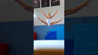 Gymnast Paisley was a blast to work with paisleygymnast gymnastics slowmotion [upl. by Aimek]