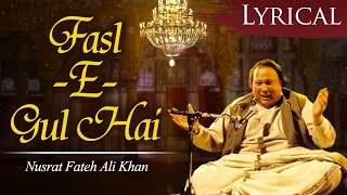 FaslEGul Hai Sharaab Pii Leejiye by Ustad Nusrat Fateh Ali Khan  Popular Qawwali Song [upl. by Sax]