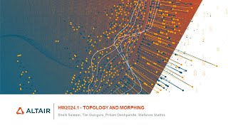 HyperWorks20241 Release Highlights Topology and Morphing [upl. by Acirat]