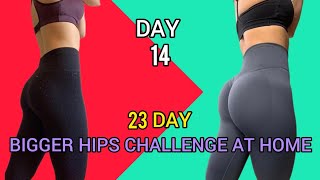 THICKER HIPS WORKOUT AT HOME AT 23 DAY PART 8 DAY 14 [upl. by Enilav]