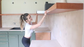 DIY Floating Shelves  SUPER STRONG  THIN [upl. by Malita549]