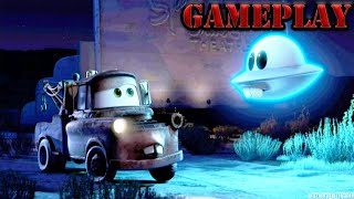 Cars Toon Maters Tall Tales Unidentified Flying Mater 3 players Wii gameplay [upl. by Eimiaj]