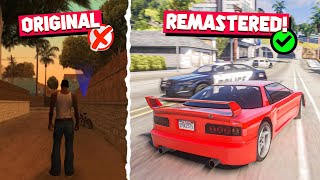 How To Remaster GTA San Andreas in 2024🔥Best Realistic Graphics Mod For Low End PC [upl. by Cathy]