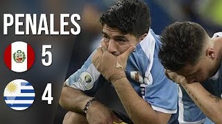 HD Uruguay vs Perú 45 ¡IMPACTANTE Resumen amp Goles PENALES [upl. by Atcliffe]