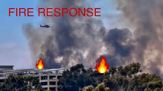 Fire response San Diego California 07182024 285 [upl. by Shipman574]