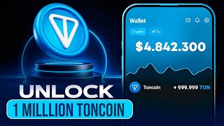 1 Million TON Coins for FREE – My Exclusive Guide [upl. by Ihcekn]