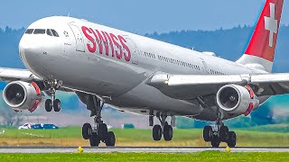 20 MINS of Landings amp Takeoffs at ZRH  Zurich Airport Plane Spotting [upl. by Melania27]