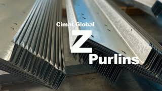 Z Purlins Installations amp Features Cimat Global [upl. by Anamor]