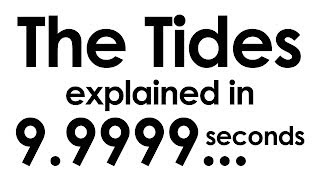 The Tides explained in ten seconds [upl. by Einahpetse]