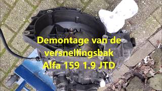 Gearbox Alfa 159 JTD replacement DIY [upl. by Aitahs]