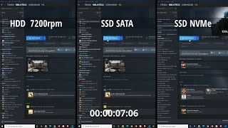 Rendimiento HDD Vs SSD SATA Vs SSD NVMe y otras diferencias [upl. by Bascomb]