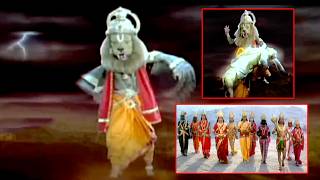 నరసింహా స్వామి ఉగ్రరూపం  Ugra Narasimha  Trinetram Movie Climax Scene [upl. by May940]