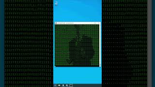 ASCII Art Video on Command Prompt [upl. by Luz]