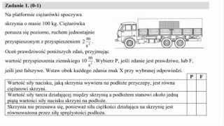 Ciężarówka Dynamika Fizyka rozszerzona Zadanie maturalne [upl. by O'Grady]