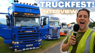 Malvern Truckfest 2022  NERVOUS  Main Arena Interview  truckertim [upl. by Nylitsirk]