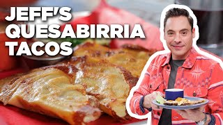 Jeff Mauros Quesabirria Tacos  The Kitchen  Food Network [upl. by Nylcaj]