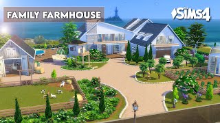 Family Farmhouse 🐮  No CC  Reupload  Sims 4  Stop Motion [upl. by Perkin655]