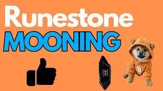 Runestones IS MOONING runestone runes memecoins memecoin [upl. by Annaed]