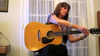 Insie Winsie Spider Guitar Tutorial [upl. by Eliathas696]