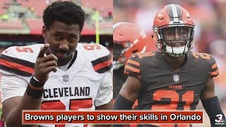 Cleveland Browns Myles Garrett Denzel Ward to take part in Pro Bowl Skills Showdown [upl. by Halilak555]