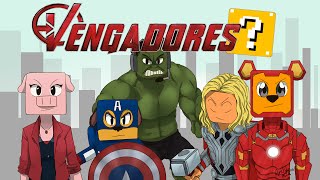 LOS VENGADORES EN LUCKY BLOCKS  Con Sara Luh Exo y Gona [upl. by Atahs824]