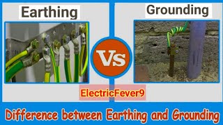 Difference Between Earthing And Grounding In hindi Earthing and Grounding Diffrence earthing [upl. by Oca920]