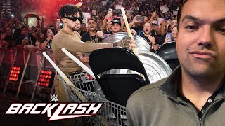 Reaccionando en vivo a WWE Backlash 2023 Bad Bunny Entrance LIVE [upl. by Sosna]