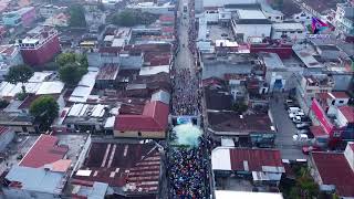 SALIDA MEDIA MARATON INTERNACIONAL DE COBAN 2023 [upl. by Enyamart]