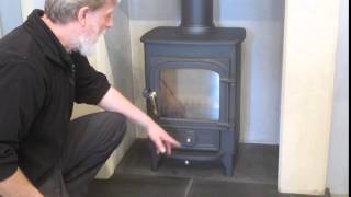 Operating the air controls  Clearview stove [upl. by Ztnahc3]