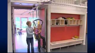 Guldmann Ceiling Lift On Location  School in Denmark [upl. by Lorette]