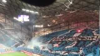 Marseille Vs Paris SG  Tifo des supporters de lOM 050415 2015 Ligue 1 [upl. by Erdrich254]