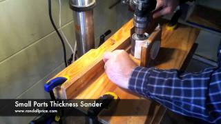 SMALL PARTS THICKNESS SANDER [upl. by Tansey]