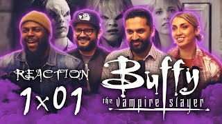 Buffy the Vampire Slayer 1x1 Welcome to the Hellmouth  Group Reaction [upl. by Edlin820]