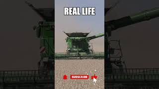 REAL LIFE vs FARMING SIMULATOR shorts fs25 farmingsimulator25 [upl. by Larimor]