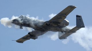 Legendary A10 Thunderbolt II Firing Guns and Rockets Gunnery Exercises [upl. by Rolland]