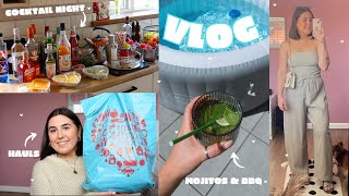 VLOG  GIRLY COCKTAIL NIGHT BBQ HAULS amp LONG CHATS  Chloe Ellis [upl. by Ellenod]