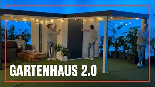 GARTENHAUS 20  verputzt isoliert und ohne Ende Grundrisse [upl. by Seuqcaj693]