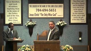 Apostle Mathis False Trinity Doctrine explained [upl. by Paxton]