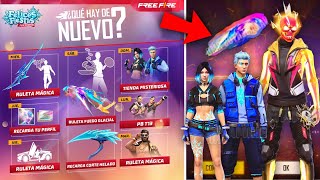 🔥AGENDA SEMANAL de FREE FIRE PUÑOS LEGENDARIOS ASI FUNCIONA RULETA FUEGO GLACIAL PATRONES RULETA 🤯 [upl. by Erlina204]