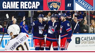 GAME HIGHLIGHTS New York Rangers vs Florida Panthers 32324 [upl. by Bray]