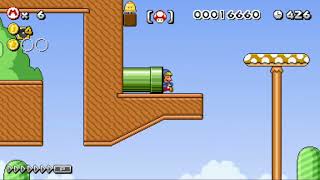 Gatete Mario EngineAnniversary Edition  Wooden Walkway Todas Las Monedas De Estrellas [upl. by Nylesoy]