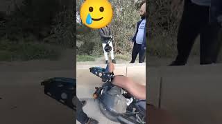 Attention au motard sur certaines route en Algérie fi djazair moto assainissement gaz roudou [upl. by Anihc]