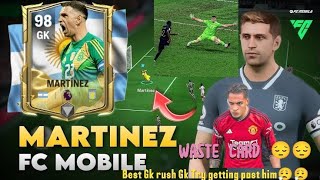 Emiliano Martinez goalkeeper review fc mobile best gk🤯🤯🤯 better than Van DER sar goat🐐 of GK [upl. by Shah649]