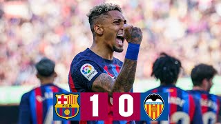 BARÇA 10 VALENCIA  LALIGA 202223 MD24 [upl. by Euton646]