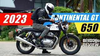 ROYAL ENFIELD CONTINENTAL GT 650  2023 OBD2  completely explained review  MALAYALAM [upl. by Aliwt868]